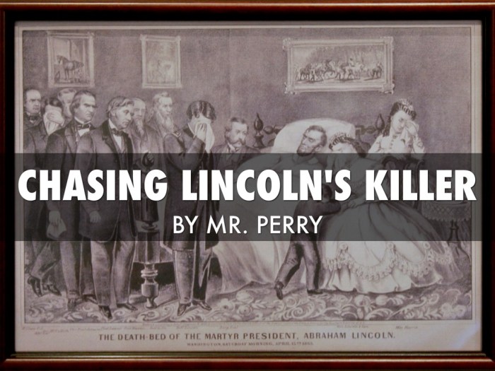 Chasing lincoln's killer chapter 1