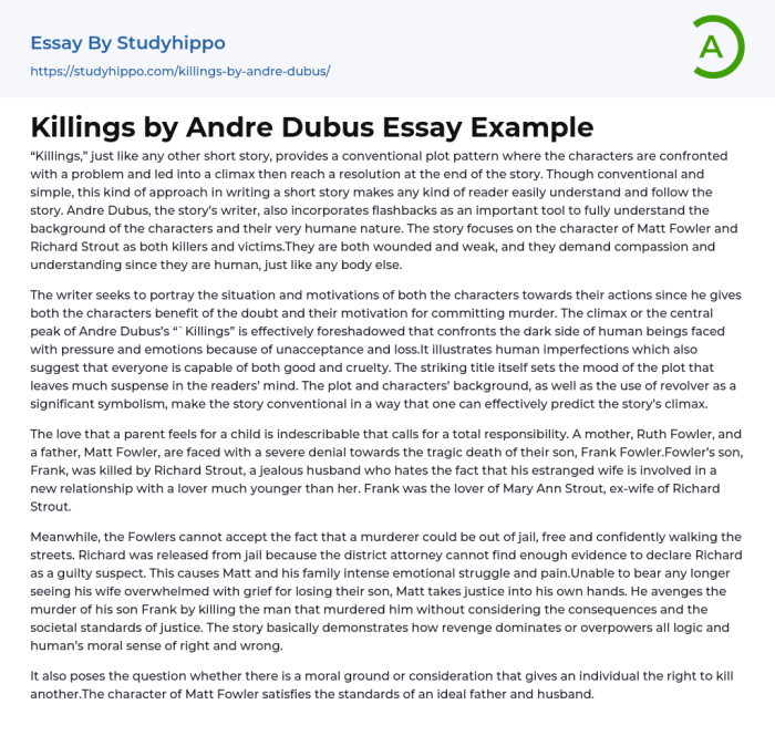 A father's story andre dubus