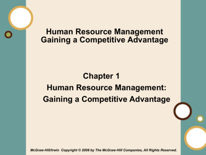 Human resource management gaining a competitive advantage 13th edition