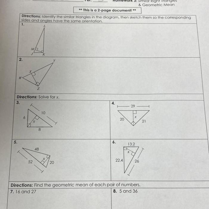 Trigonometry triangles key dn tenth nearest