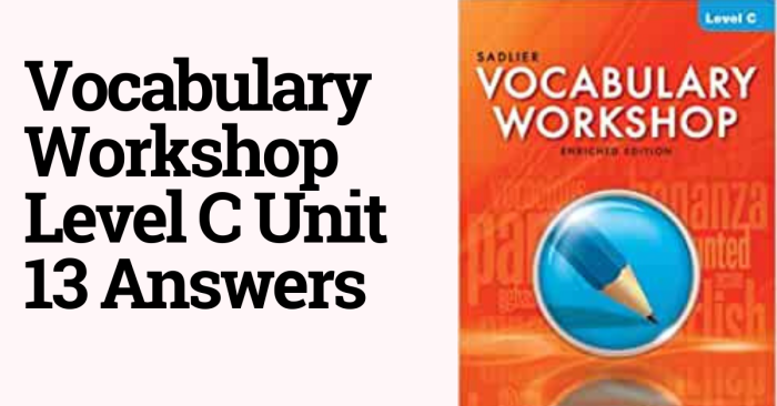 Vocabulary workshop level c unit 14 synonyms and antonyms answers